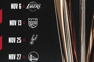 开拓者NBA杯赛程:11月7&14日客战湖人&国王 26&28日主场打刺&勇